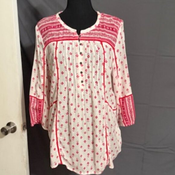 SIMPLY STYLED BY SEARS Blouse Size L - Picture 1 of 3